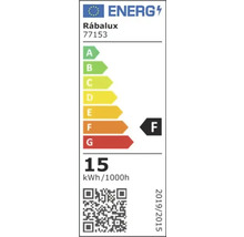 Etichetă energetică Rábalux cu clasa de eficiență energetică F