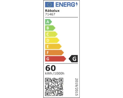 Plafonieră cu LED integrat Rabalux Brantiel 60W 3000 lumeni, negru
