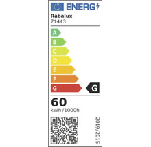 Plafonieră cu LED integrat Rabalux Danny 60W 4100 lumeni 3000K, albă