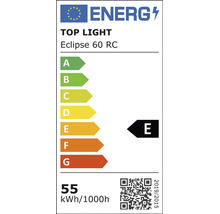 Plafonieră cu LED integrat Top Light Eclipse 60B RC 55 W 5500 lumeni, 3000-6500 K, Ø60 cm, albă