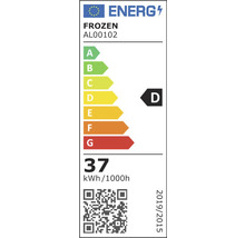 Etichetă energetică cu clasa de eficiență energetică D