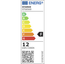 Spot încastrat fix cu LED integrat Starke 12W 900 lumeni, 4000K, Ø170mm, alb