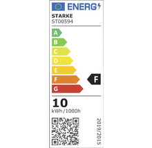 Etichetă energetică cu clasa de eficiență energetică F