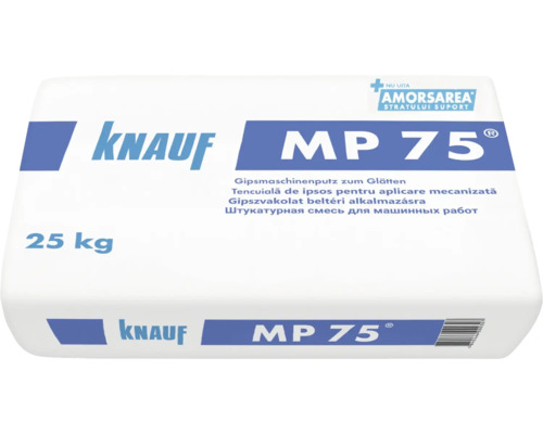 Knauf MP 75 tencuială mecanizată din ipsos, sac de 25 kg