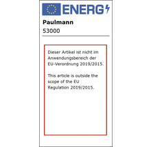 Logo Paulmann. Notă: Acest articol nu intră sub incidența Regulamentului UE 2019/2015.