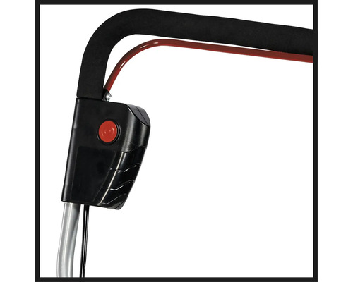 Vizualizare detaliată a comenzii unei mașini de grădină