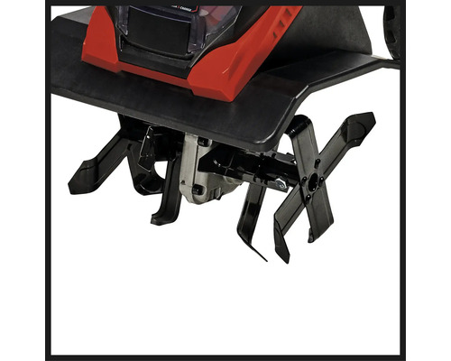 Imagine detaliată a unei motocoase