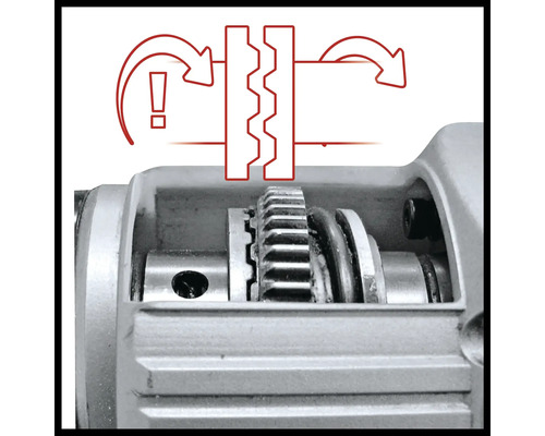 Simbol pentru inversarea direcției de rotație cu roată dințată în interiorul dispozitivului