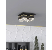 Lumină de plafon cu elemente de cristal pentru interior