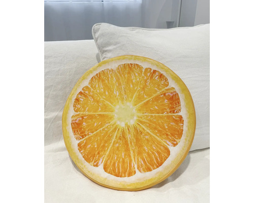 Pernă decorativă cu design de felie de portocală
