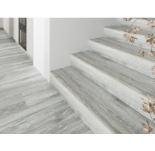 Treaptă gresie rectificată MIRAVA BERGEN Grey 29,5x120 cm