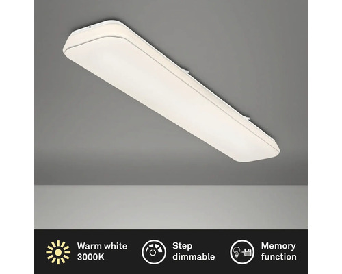 Lumină de tavan cu lumină caldă, funcție de diminuare a intensității și funcție de memorie