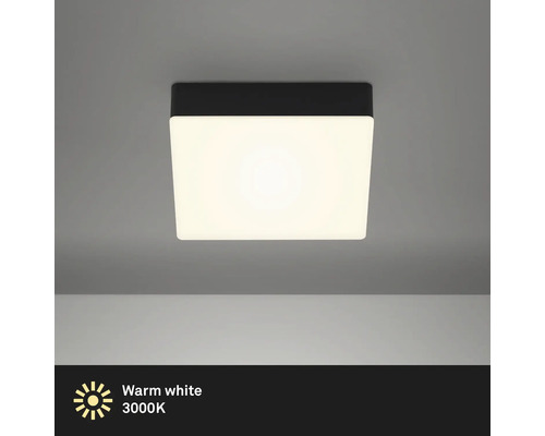 Plafonieră pătrată cu lumină albă caldă