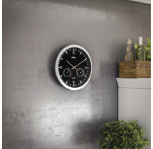 Ceas de perete Mebus cu termometru și higrometru