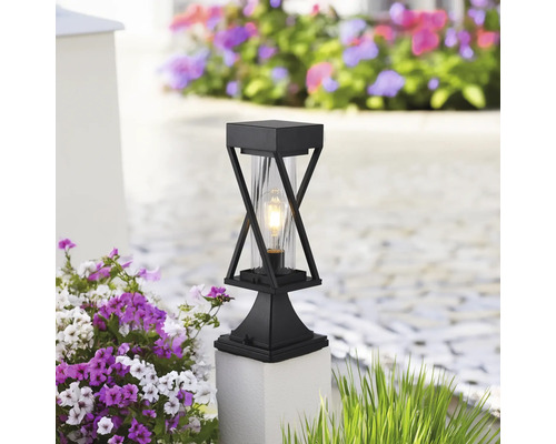 Corp de iluminat decorativ cu sticlă transparentă pentru iluminatul grădinii.