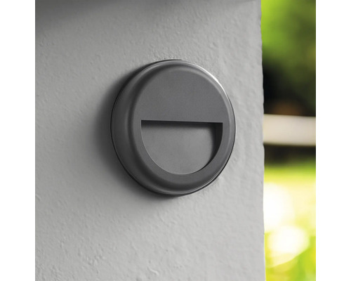 Lumină de perete rotundă pentru orientare în exterior