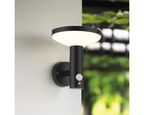 Lumină de perete cu senzor de mișcare pentru iluminat exterior