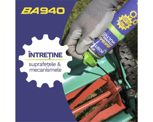 Ulei multifuncțional BA940 pentru întreținerea suprafețelor și mecanismelor în aplicare