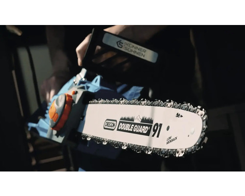 Fierăstrău electric cu lanț marca Könner und Söhnen cu lanț de ferăstrău Oregon Double Guard