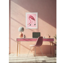 Tablou înrămat Flamingo With Sneakers 53x73 cm