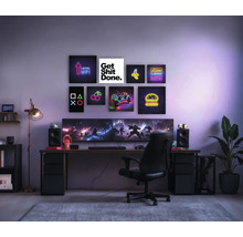 Panou decorativ Neon Button Symbols 15x30 cm