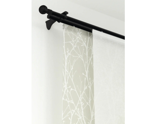 Bară dublă pentru perdea cu draperii