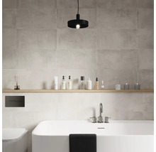 Gresie exterior / interior porțelanată rectificată New Concrete gri 30x60 cm