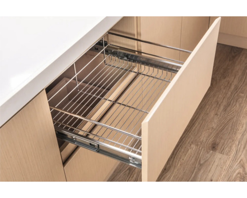 Extragere dulap de bucătărie cu coș de sârmă