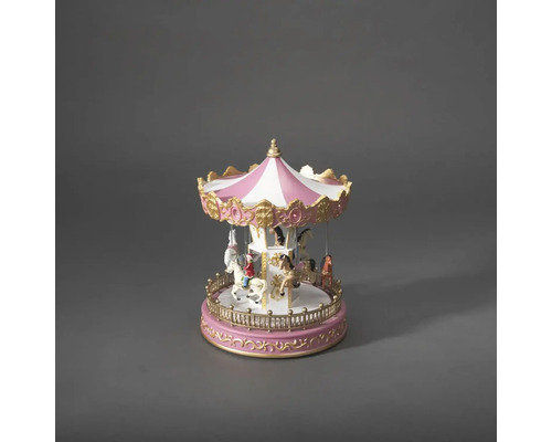 Cutie muzicală decorativă cu motiv carusel.