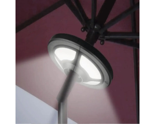 Lampă pentru umbrelă alb cald