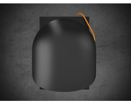 Lumină de perete neagră cu racordare prin cablu