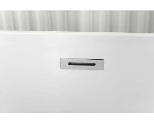 Imagine detaliată a unei căzi cu protecție la preaplin