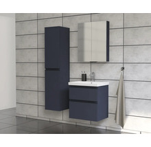 Set de baie modern cu dulap de bază pentru lavoar, dulap cu oglindă și dulap înalt