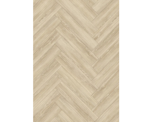 Aspect de lemn deschis la culoare în model herringbone pentru pardoseli.