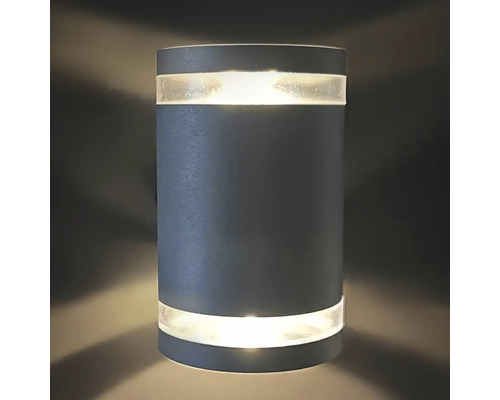 Lumină de perete cilindrică pentru exterior