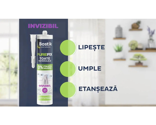 Adeziv Bostik Purefix pentru toate materialele