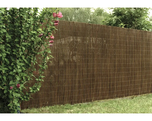 Gard din bambus în grădină