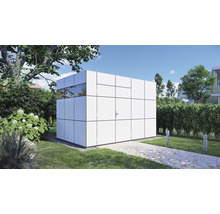 Căsuță de grădină Bertilo Design HPL 2 345x228 cm, antracit/alb