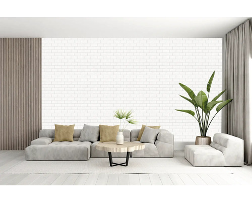 Living luminos cu canapea modulară, măsuță de cafea și plante de interior