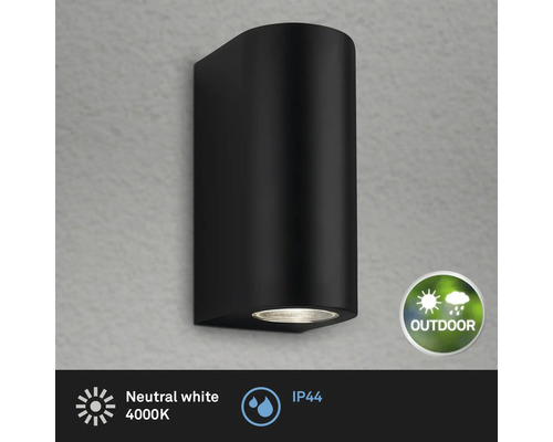 Lumină de perete exterioară neagră