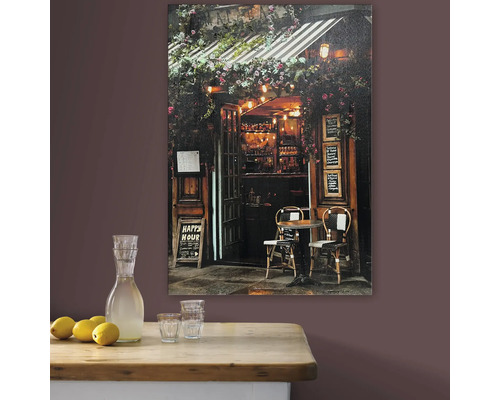 Imagine decorativă de perete cu scenă de cafenea