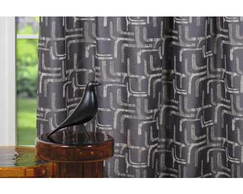 Material decorativ cu model geometric și decor cu pasăre