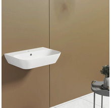 Lavoar alb pentru montaj pe perete în baie