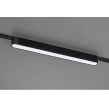 Lumină de șină neagră pe tavan