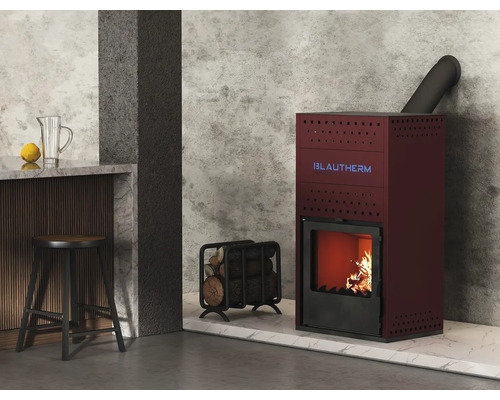 Termoșemineu pe lemne, brichete Blautherm Hidro 20, 18 kW, | HORNBACH