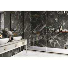 Faianță decorativă rectificată MIRAVA LUCCA Nero mat 60x120 cm