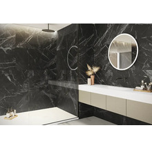 Faianță decorativă rectificată MIRAVA LUCCA Nero mat 60x120 cm
