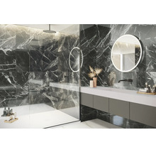 Faianță decorativă rectificată MIRAVA LUCCA Nero lucios 60x120 cm