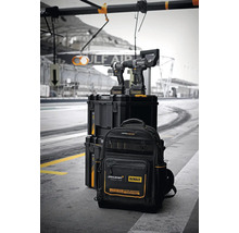 Set de scule DeWalt cu mașină de găurit, șurubelniță cu impact, cutii de scule și rucsac