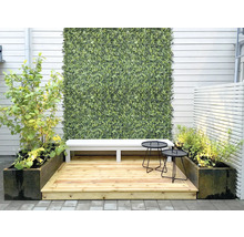 Imitație gard viu/ paravan cu frunze Tropical 100x200 cm verde